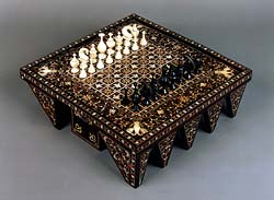 Folding board for chess