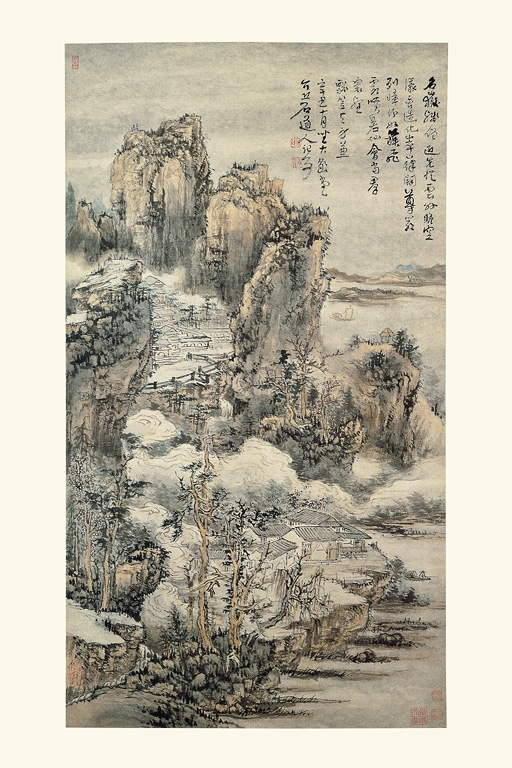 ancient chinese mountain paintings