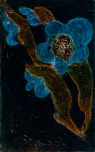 Untitled (Blue flowers)
